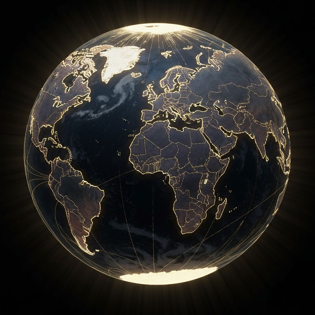 Global trade background